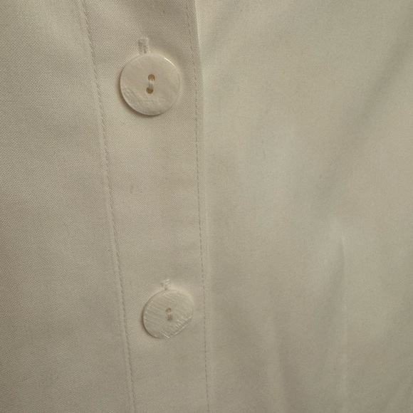 NWOT Coldwater Creek white button down shirt L 14-16 - Picture 8 of 8